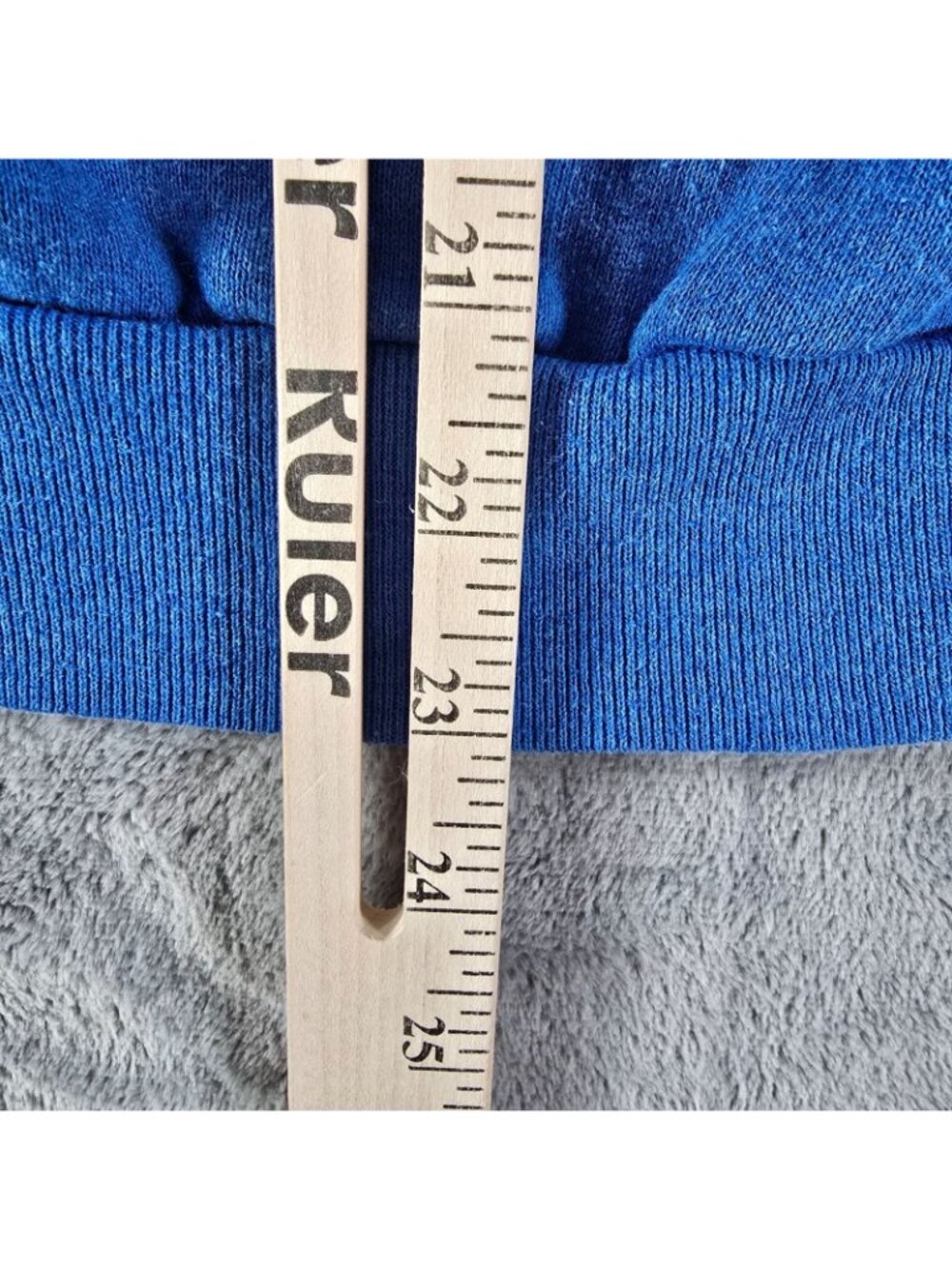 Vintage 1980s Brookville (Ohio) Blue Devils Soccer Parent Blue Sweatshirt (M) - Picture 14 of 14